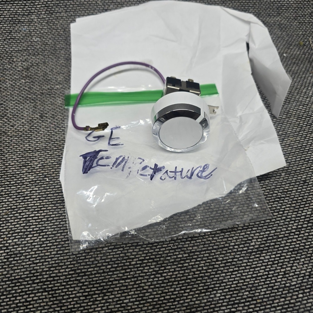 GE Dryer Temperature Control Switch 234D2342P001 RS18-M88P-1A White Chrome Used